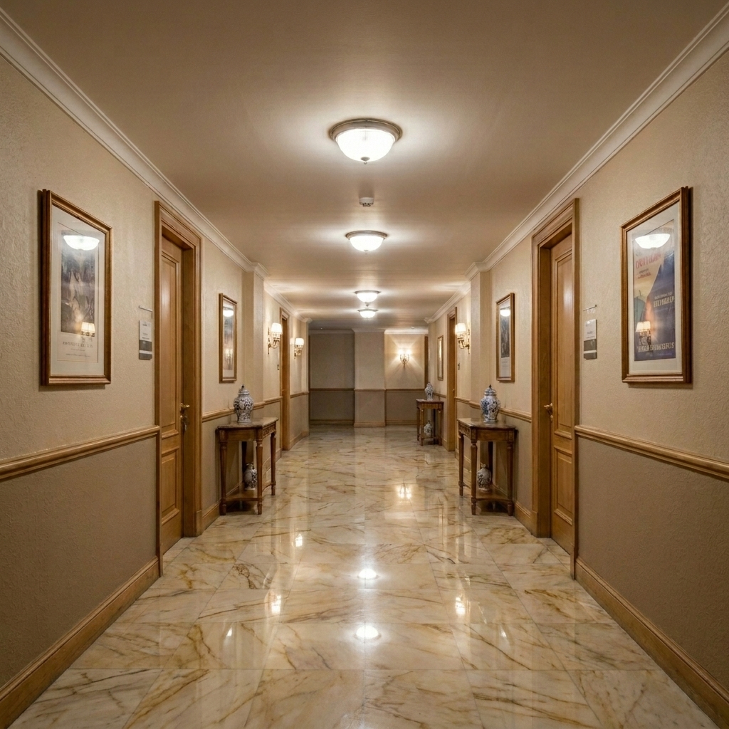 Continuous janitorial service — facility and shared spaces